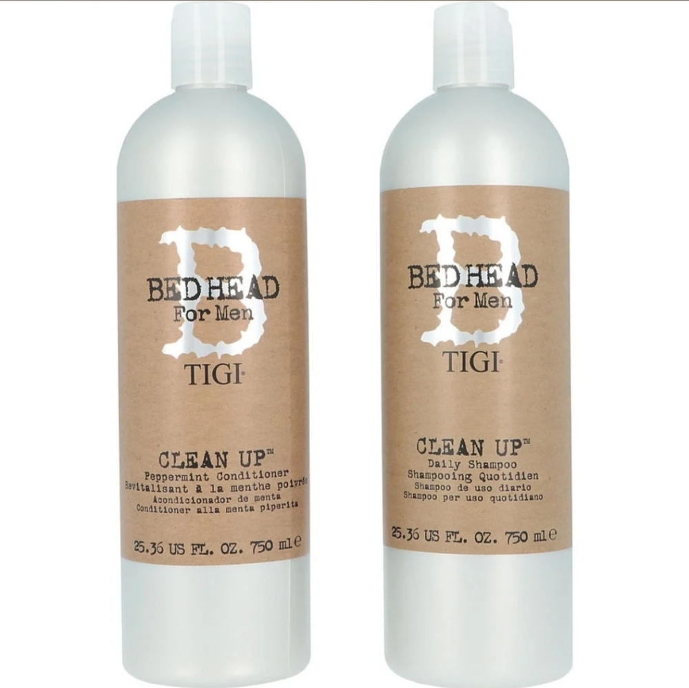 LAST SET! TIGI Bed Head Clean It Up Shampoo & Conditioner Set - Mansize Package